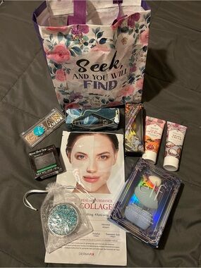Great gift bag full of beauty products